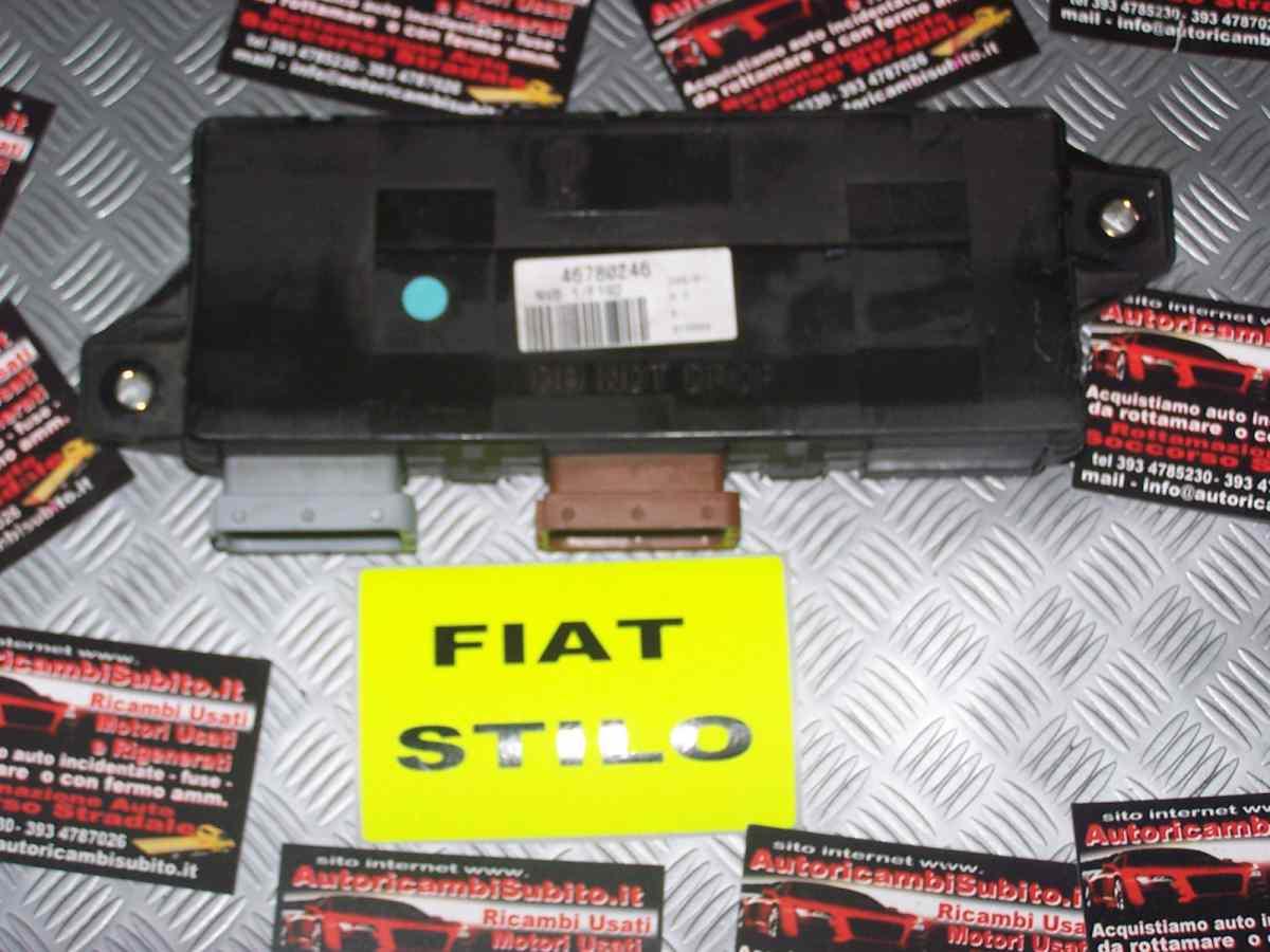 Fiat stilo dal 2001 al 2010 46780246 centralina codice