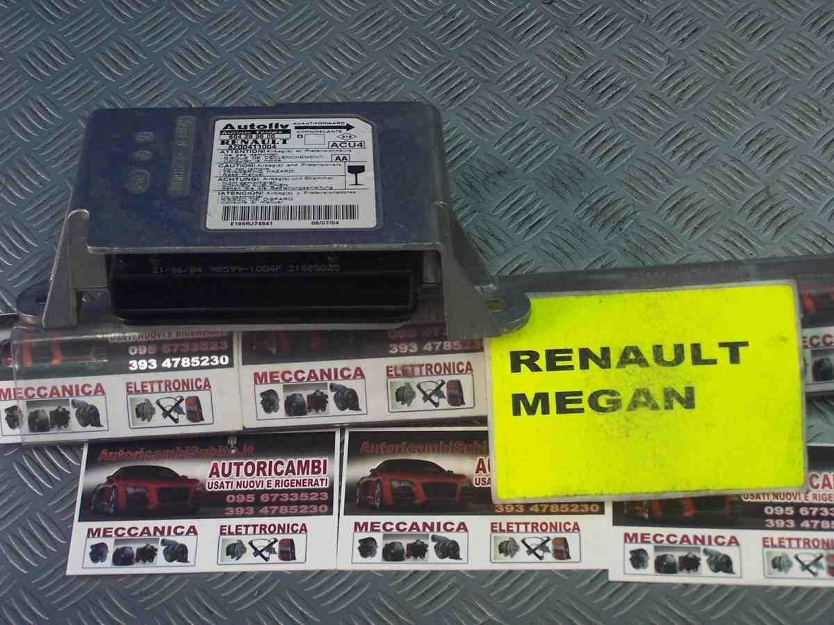 Renault megane 604289600 centralina airbag autoliv