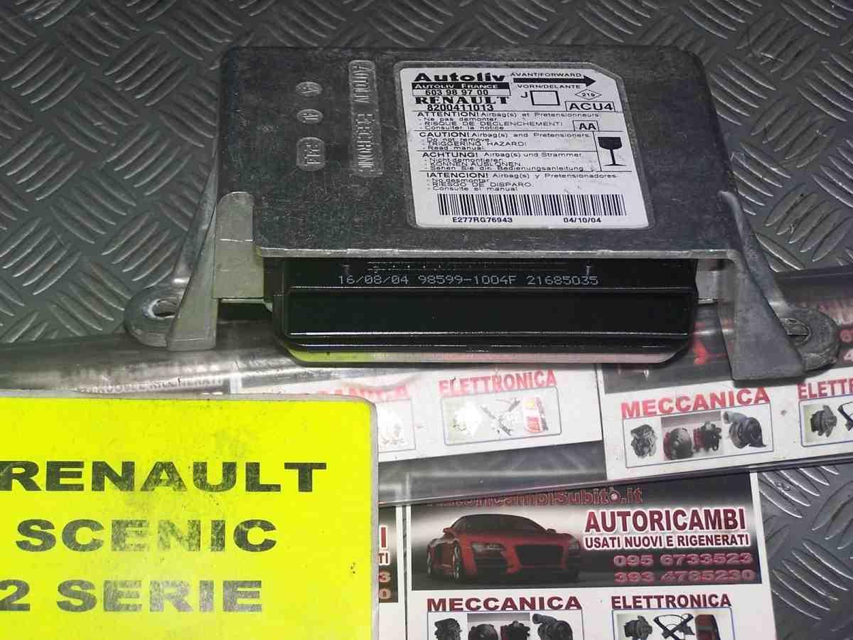 RENAULT SCENIC 2a SERIE 603989700 CENTRALINA AIRBAG