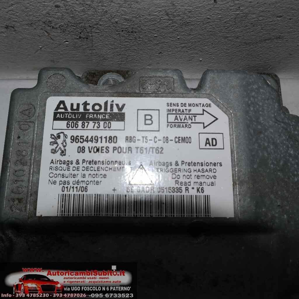 Peugeot 307 606877300 centralina airbag autoliv