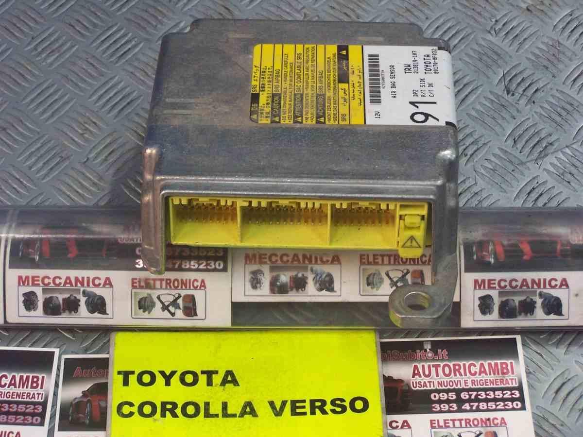 Toyota corolla verso 213819107 centralina airbag