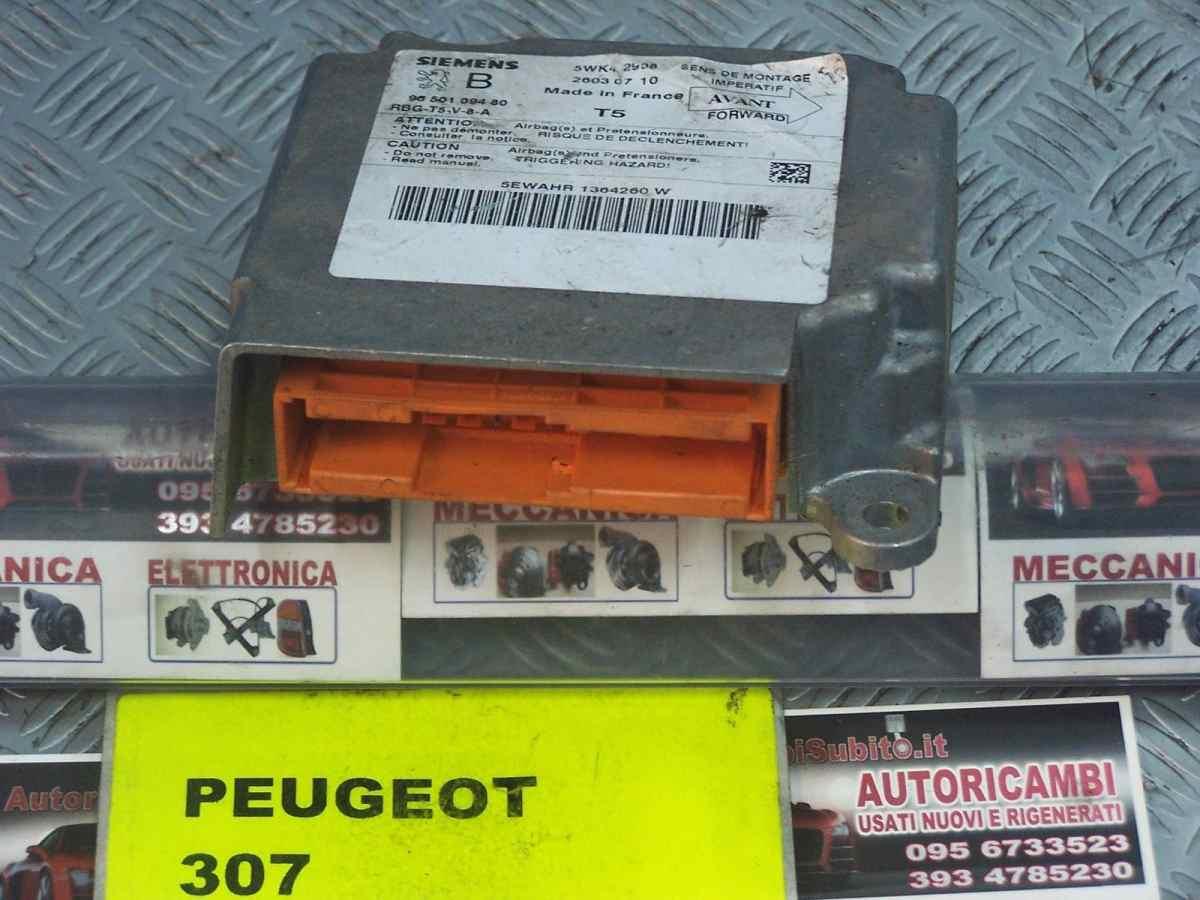 Peugeot 307 9650109480 centralina airbag siemens