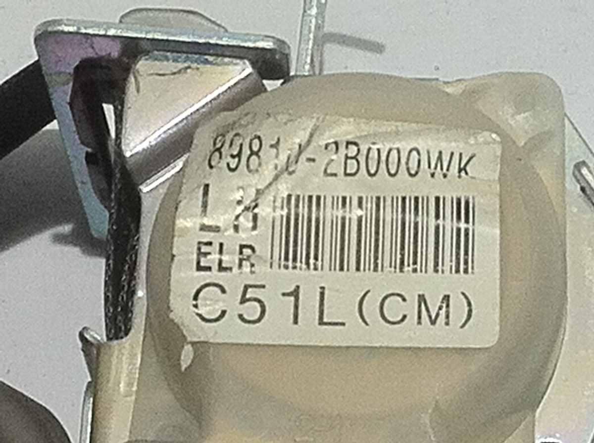 898102B000WK CINTURA DI SICUREZZA POST. SX HYUNDAI SANTA FE <br />