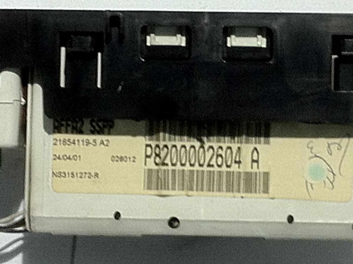 P8200002604 A OROL. INTERNO ABITACOLO RENAULT LAGUNA 2001 <br />