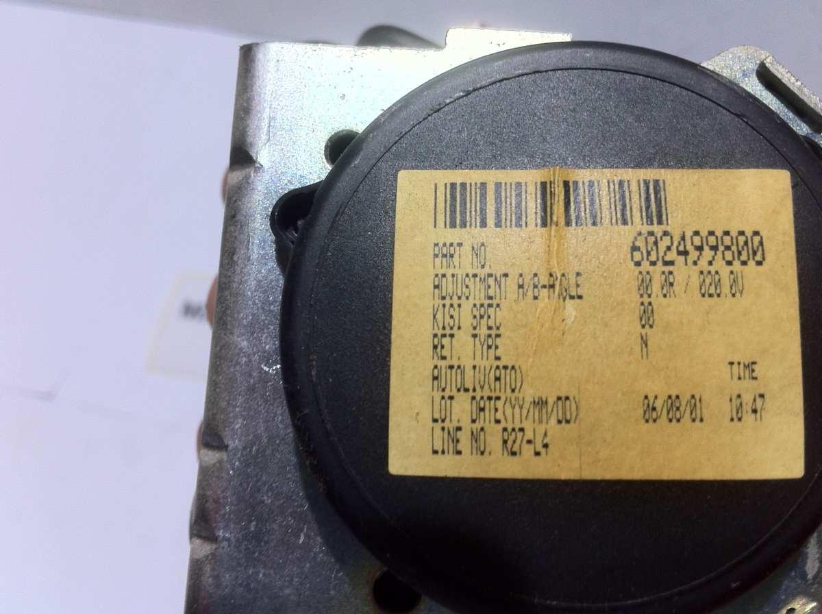602499800 CINTURA POSTERIORE CENTRALE MAZDA 3 1600D <br />