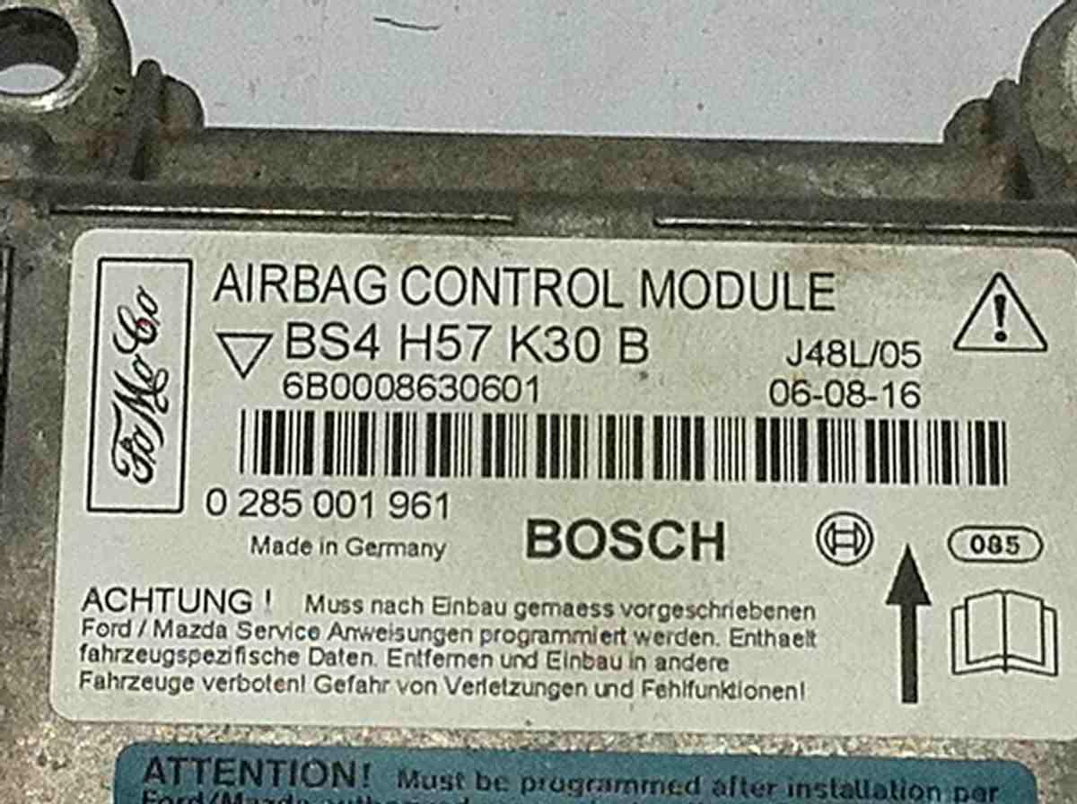 BS4H57K30B CENTRALINA AIRBAG MAZDA 3 1600D <br />