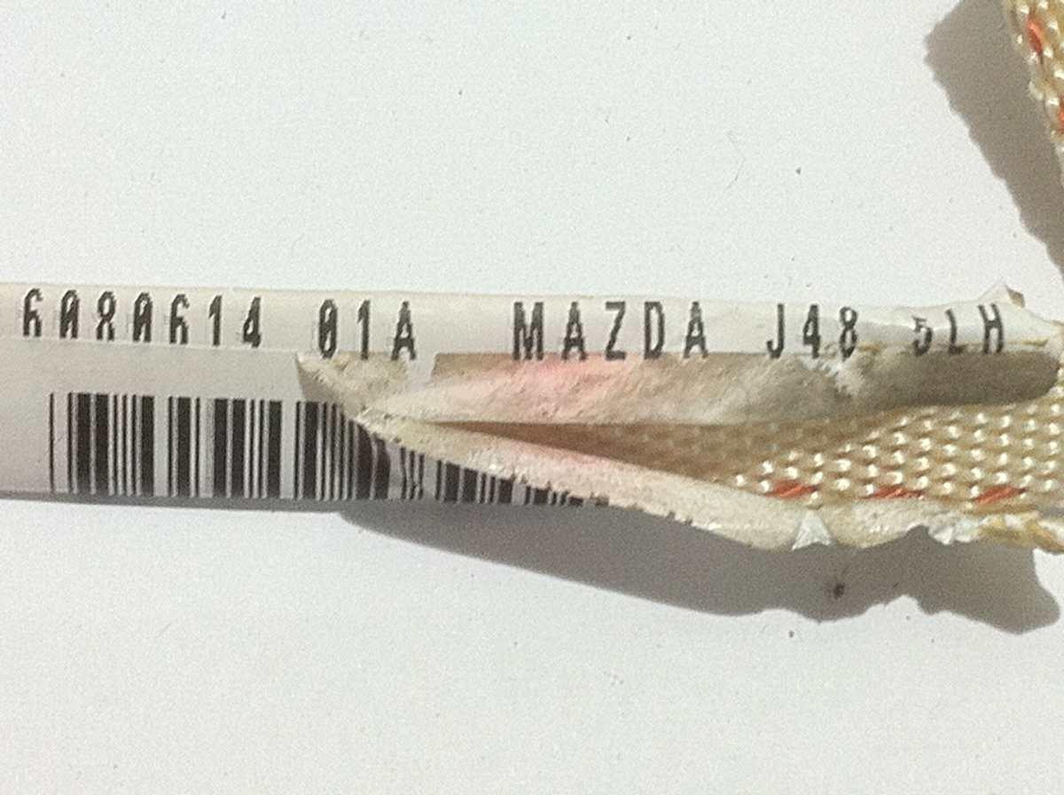 BN8W57KM0 AIRBAG A TENDINA MAZDA 3 1600D <br />