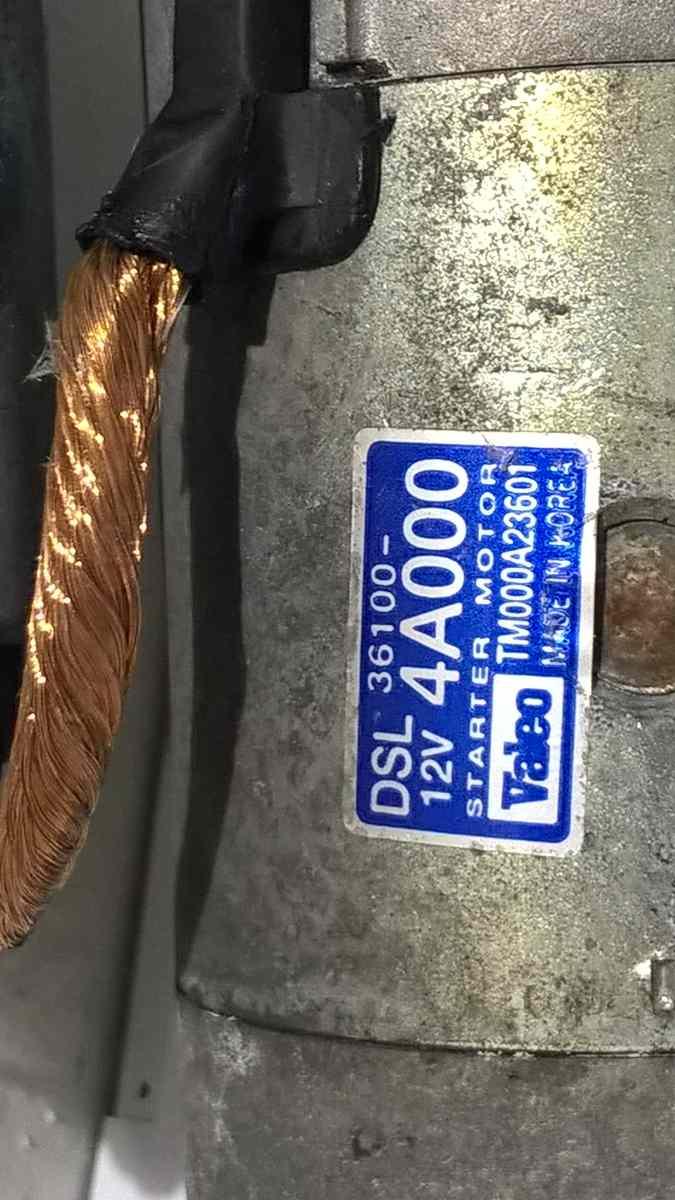 DSL36100 MOTORINO AVVIAMENTO KIA SORENTO 2500 CRD <br />
