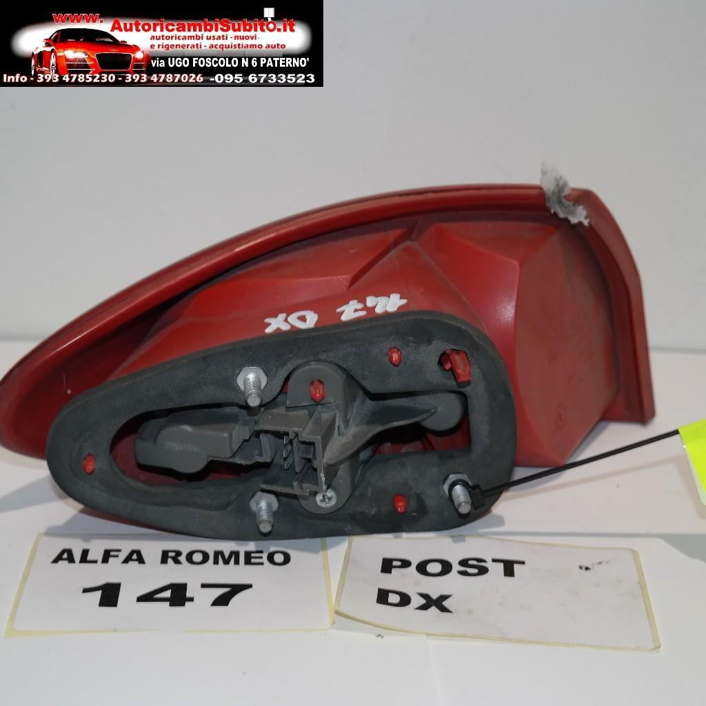 Alfa romeo 147 dal 2000 al 2004 fanale posteriore dx