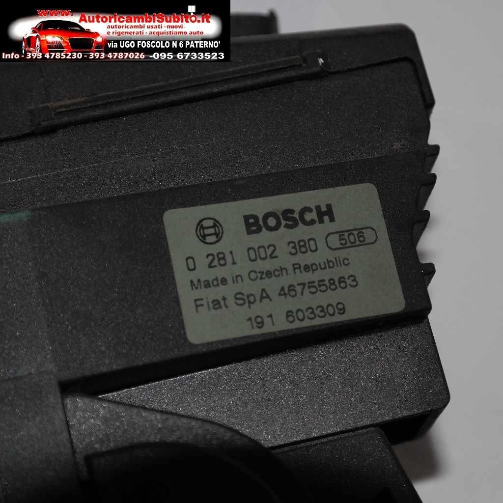 Alfa romeo 147 0281002380 pedale acceleratore bosch