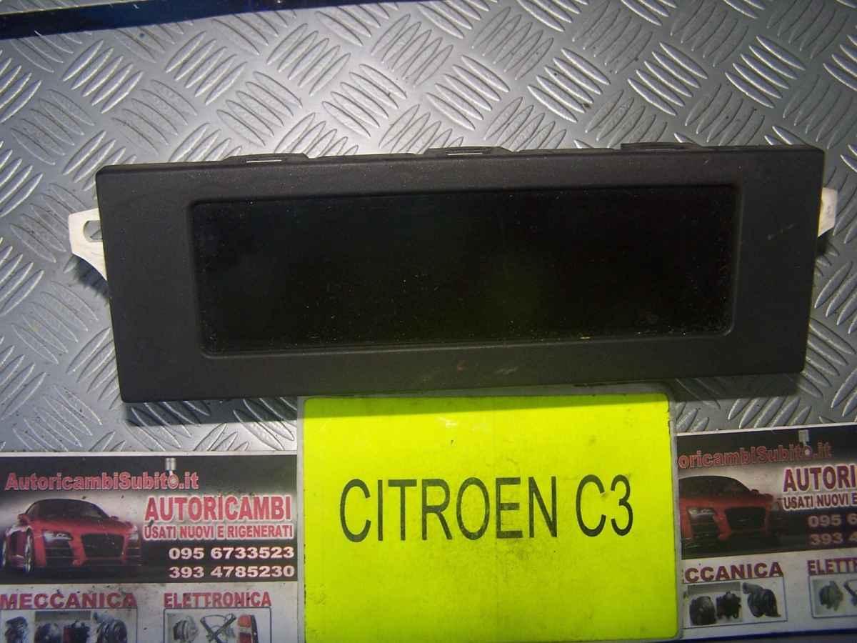 Citroen c3 pluriel dal 2002 al 2010 orologio digitale