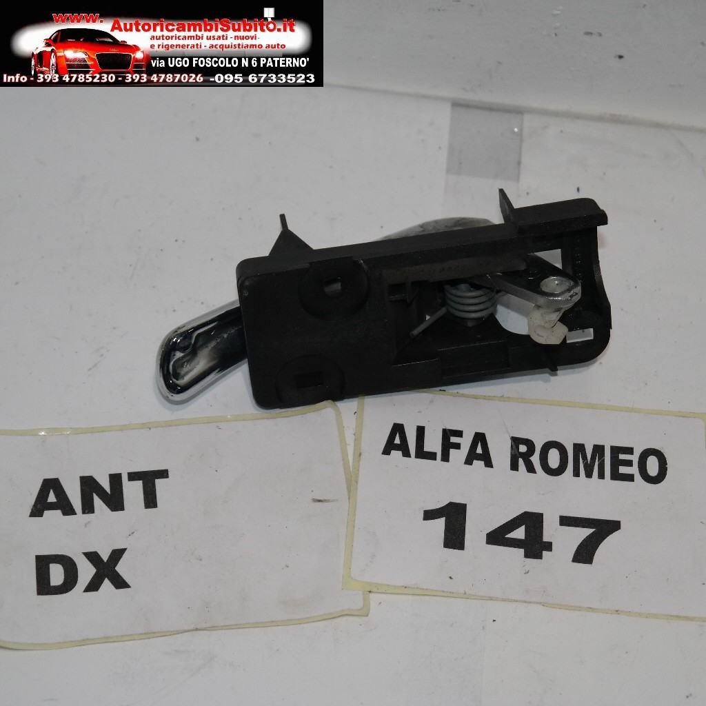 Alfa romeo 147 dal 2000 al 2004 maniglia interna anteriore dx