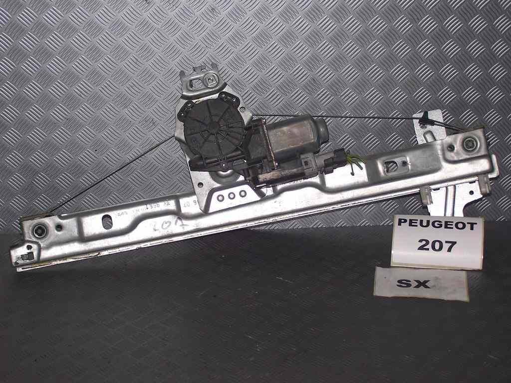 Peugeot 207 dal 2006 al 2015 alzavetro elettrico anteriore sx