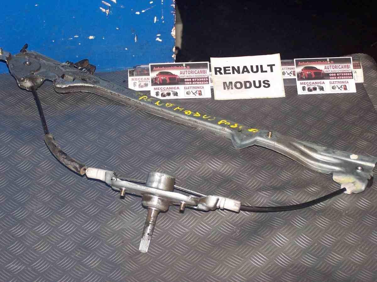 Renault modus dal 2004 al 2007 alzavetro manuale posteriore sx