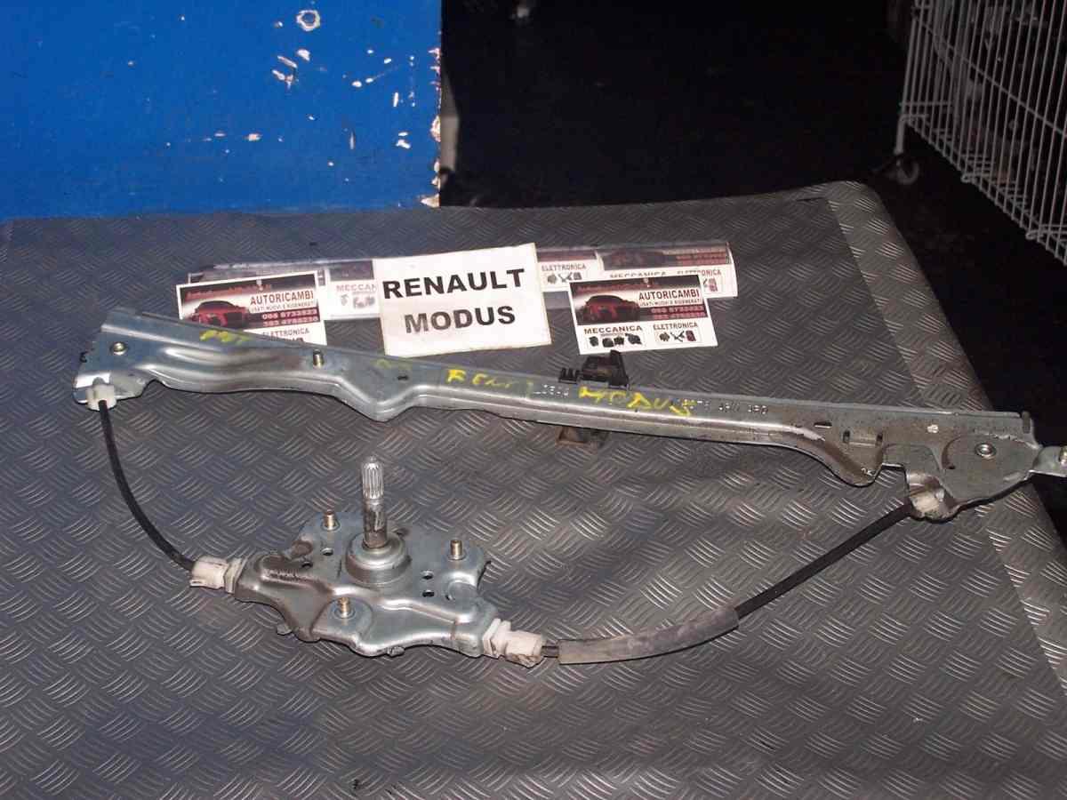 Renault modus dal 2004 al 2007 alzavetro manuale posteriore dx
