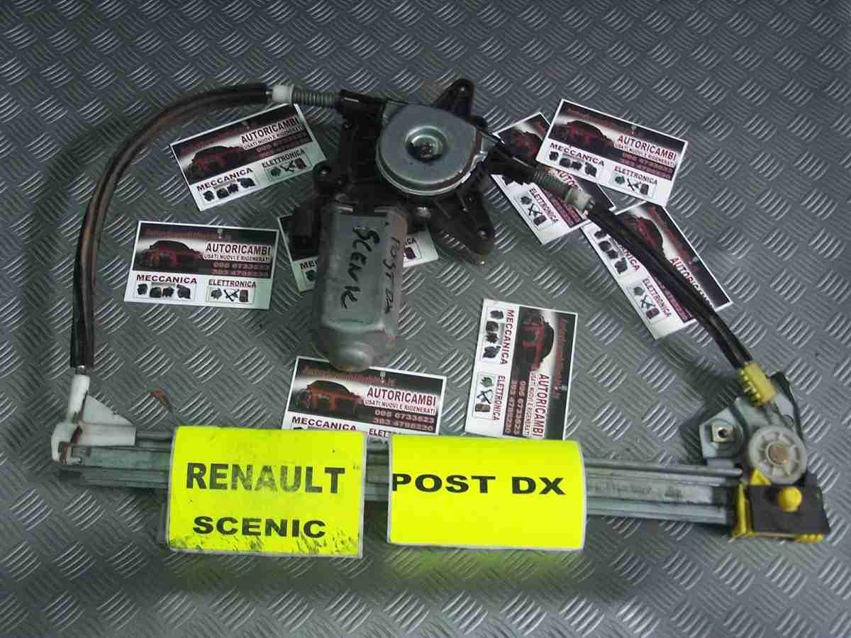 RENAULT SCENIC 1a SERIE  ALZAVETRO ELETTRICO POSTERIORE DX