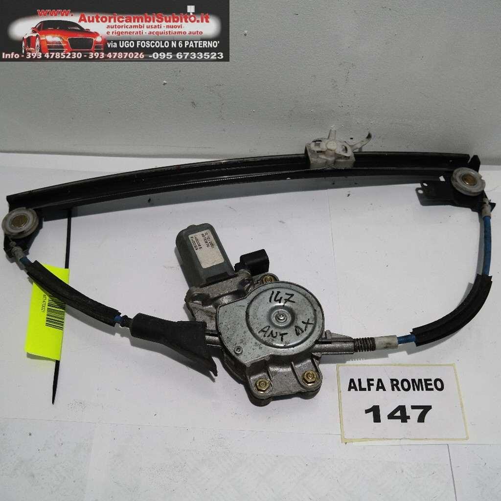 Alfa romeo 147 dal 2000 al 2004 alzavetro elettrico anteriore dx