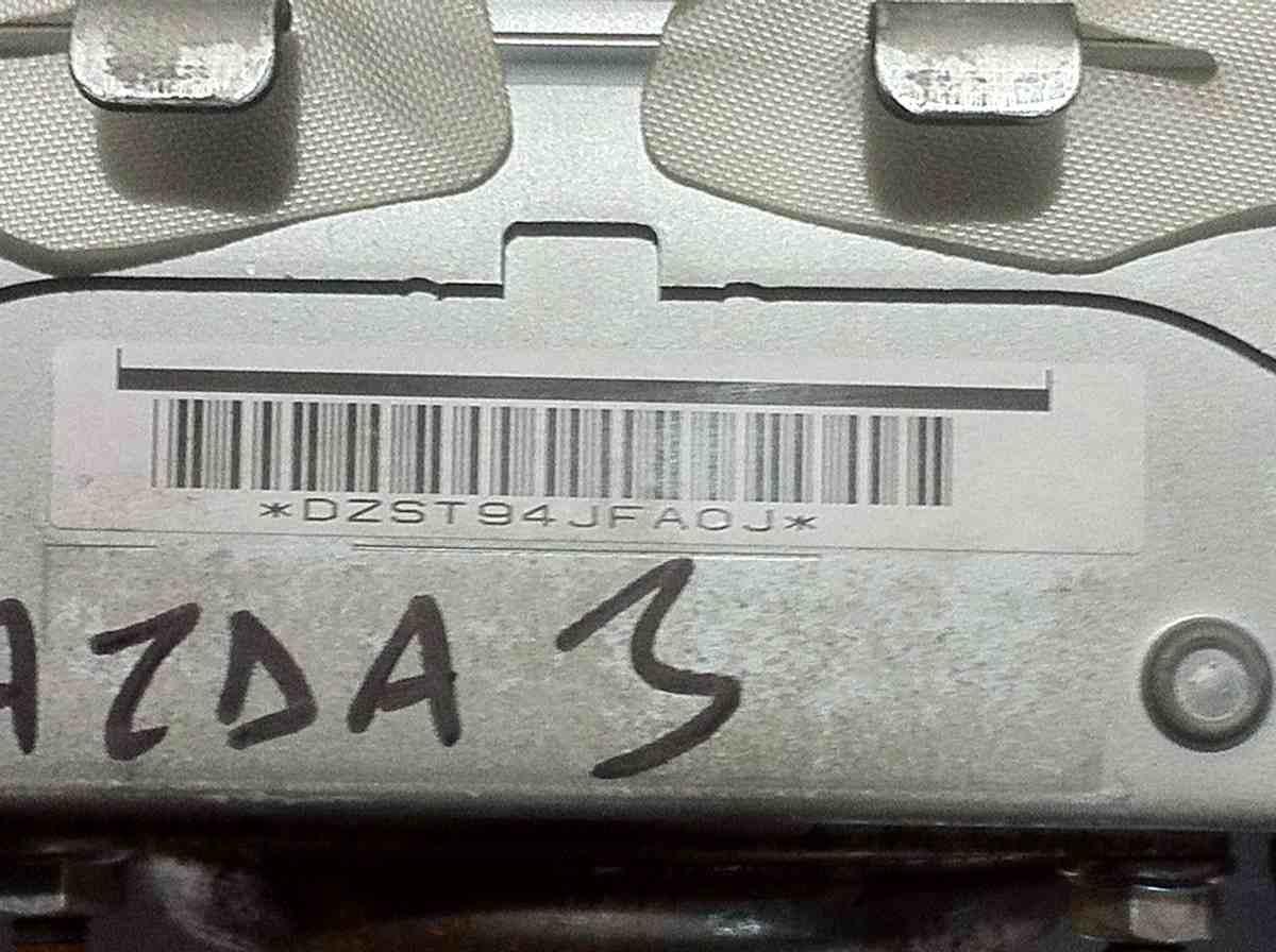 BP4S57K50A BP4K60360D AIRBAG PASSEGERO MAZDA 3 2008 <br />