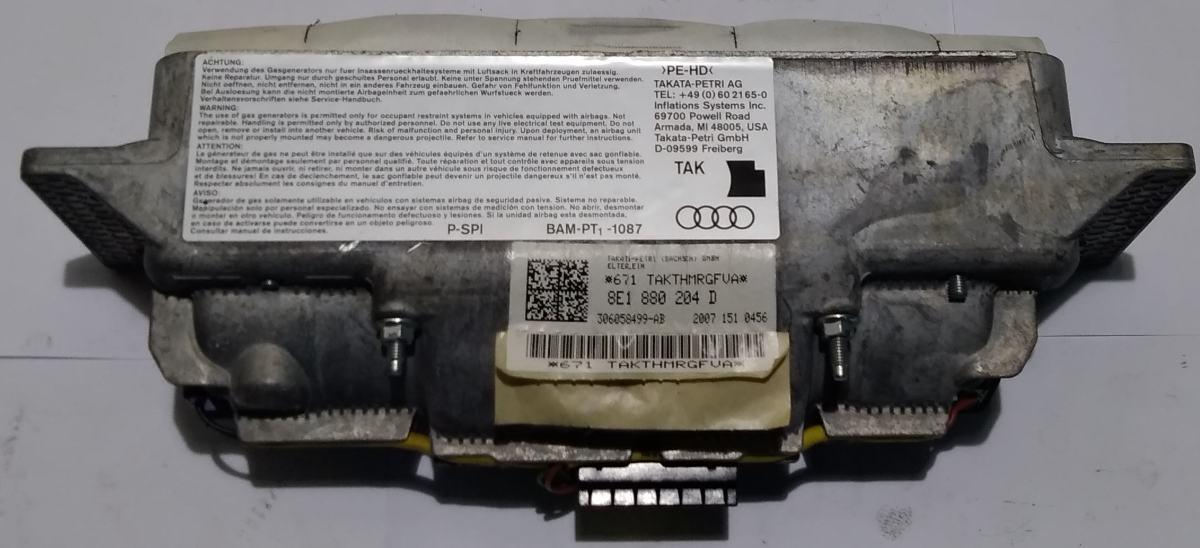 8E1880204D AIRBAG PASSEGGERO AUDI A4 2007 <br />