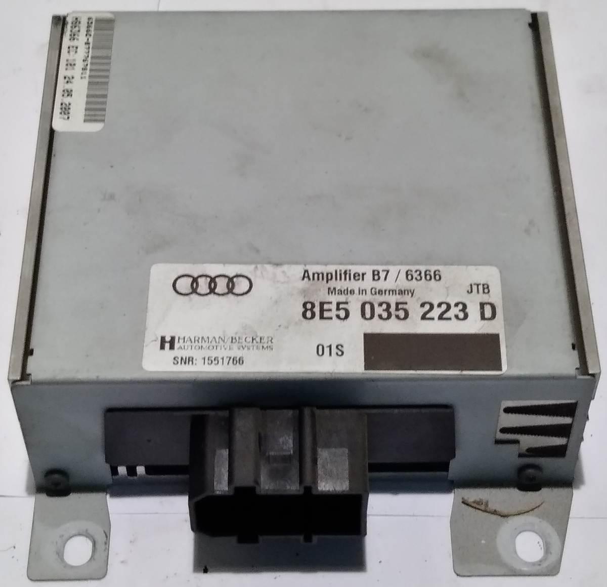 CENTRALINA AMPLIFICATORE AUDI A4 2007 8E5035223D<br /><br /><br />