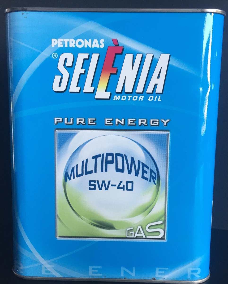 Olio motore selenia 5w40 multipower gas 2 litri