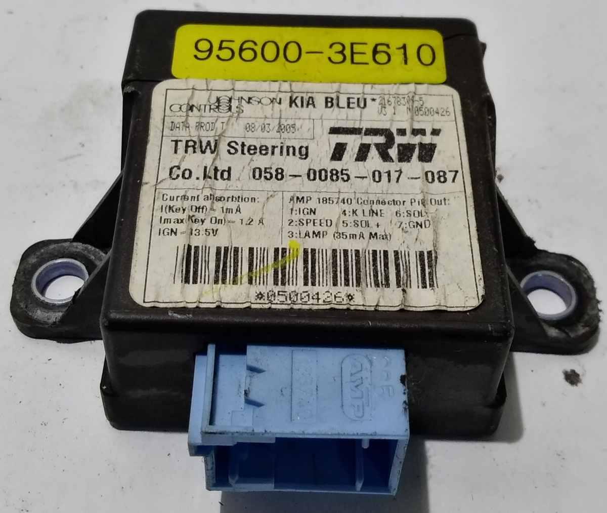 CENTRALINA CONTROLLO SERVOSTERZO KIA SORENTO 2002/09 956003E610<br />
