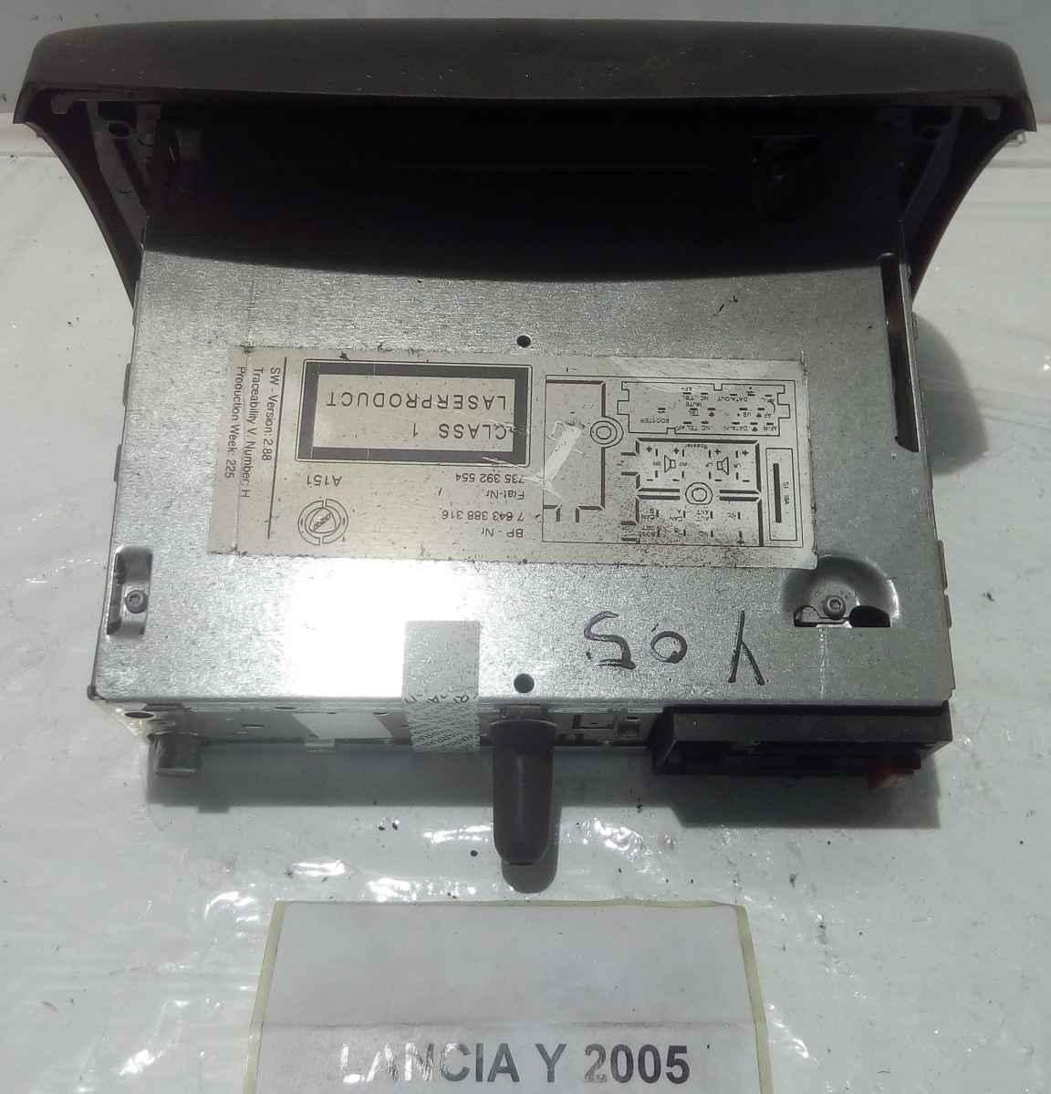 AUTORADIO DA SCODIFICARE LANCIA Y 2005 1.3 MJT 7643388316<br />