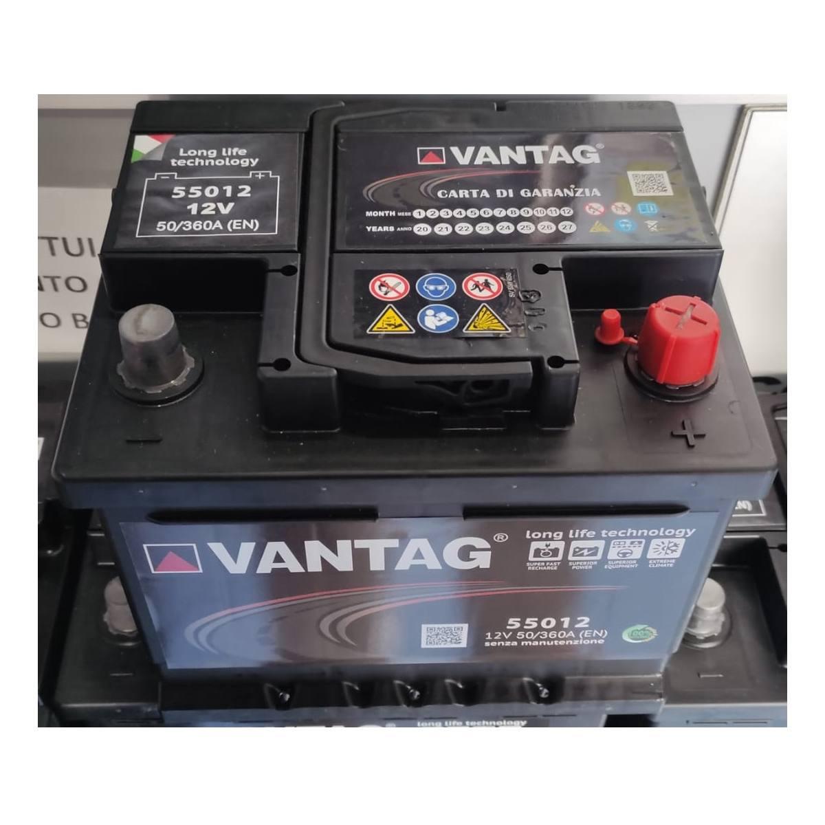 batteria 50ah spunto 320 vantag <br />