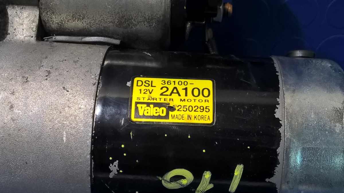 MOTORINO AVVIAMENTO HYUNDAI I 10 1.1 DIESEL 361002A100<br />