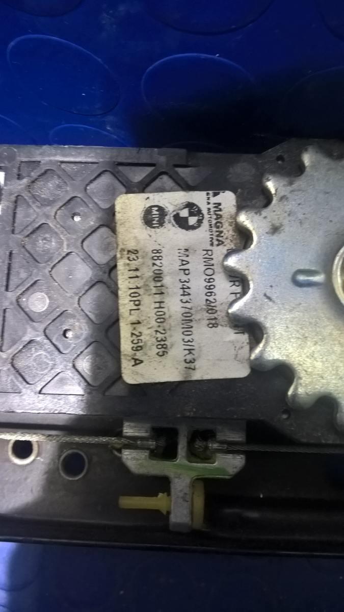 ALZACRISTALLO ELETTRICO SX MINI ONE R56 2011  RMO9962<br />