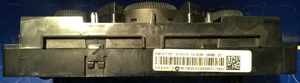 COMANDI STUFA PEUGEOT 3008 1.6 HDI 109cv 2010 96738320XT<br />