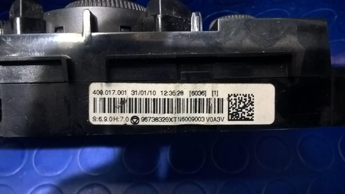 COMANDI STUFA PEUGEOT 3008 1.6 HDI 109cv 2010 96738320XT<br />