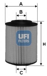 5650380 2502700 filtro olio opel - vauxhall