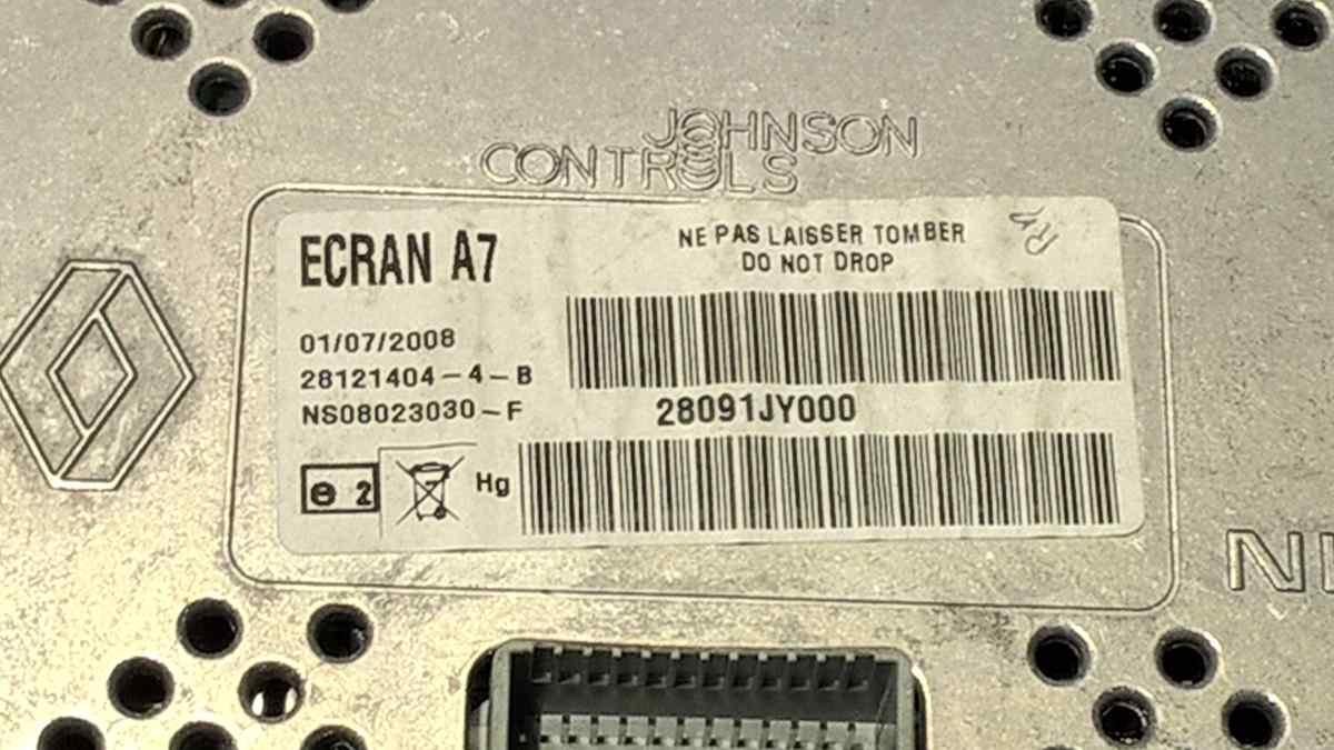 DISPLAY AUTORADIO RENAULT KOLEOS 2.0 DCI 2010 28091JY000<br />