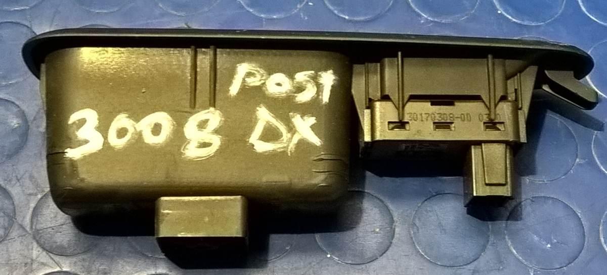 PULSANTE ALZAVETRO POST DX PEUGEOT 3008 1.6 HDI 2010 96652794<br /><br /><br />