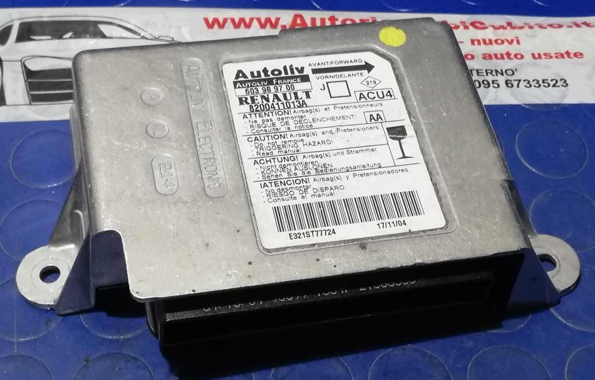 CENTRALINA AIRBAG RENAULT SCENIC 2006 8200411013A<br /><br /><br /><br />