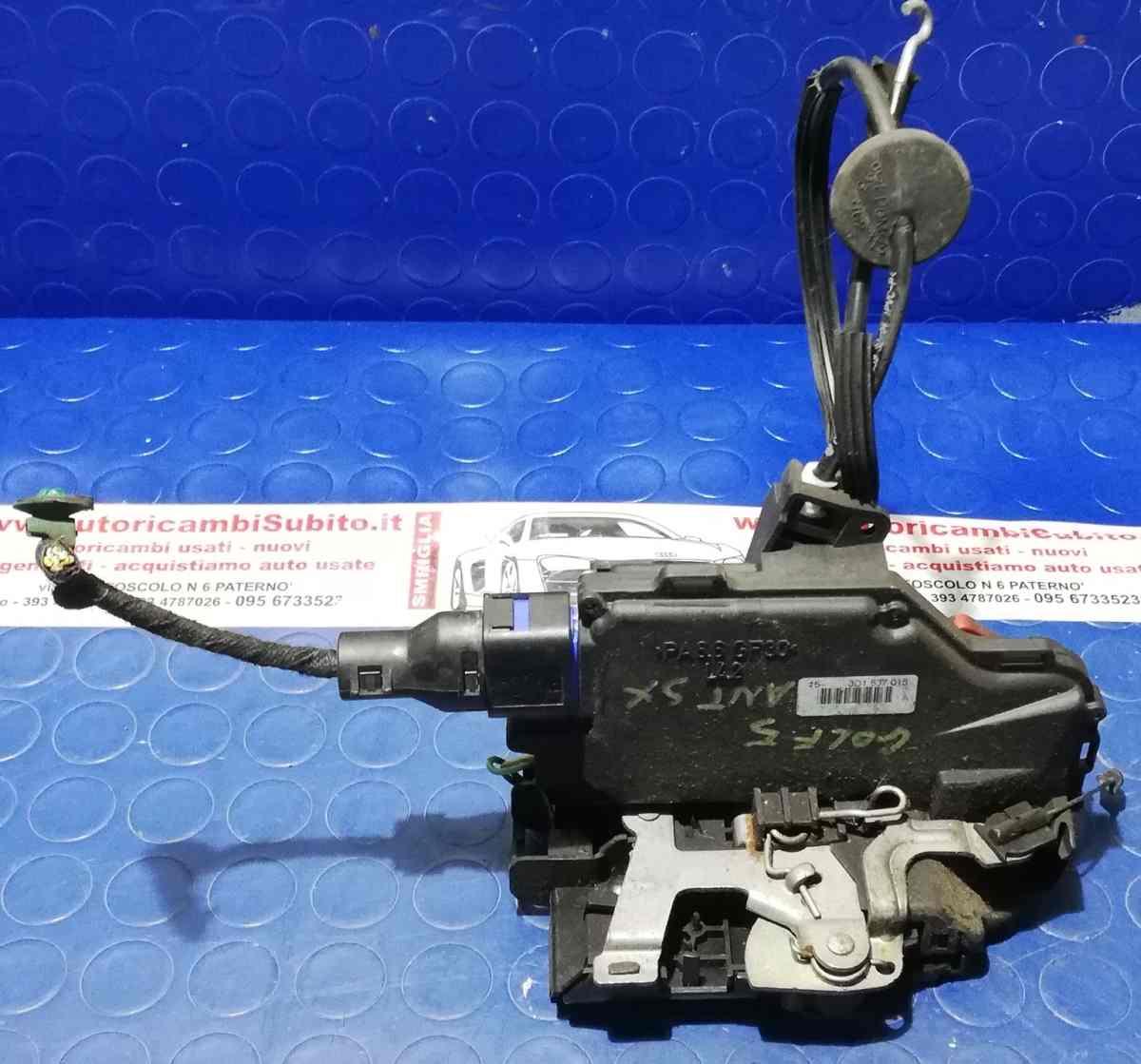 CHIUSURA PORTIERA ANT SX VOLKSWAGEN GOLF 5 1.9 TDI 3D1837015<br /> <br /><br />
