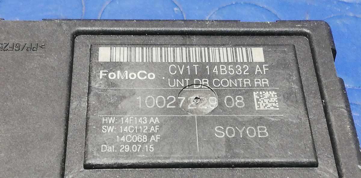 CENTRALINA PORTIERA POST SX FORD B-MAX 1.5 TDCi 75CV 2015 CV1T14B532AF<br /><br /><br />