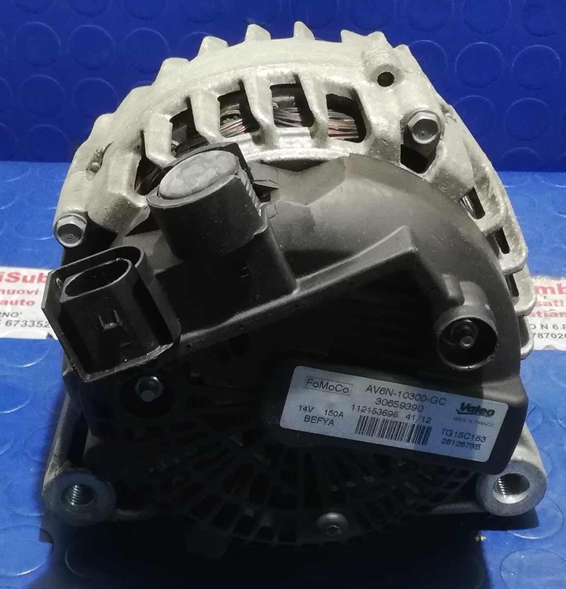 ALTERNATORE FORD B MAX 2015 1.6 TDI 95CV AV6N10300GC<br /><br /><br />