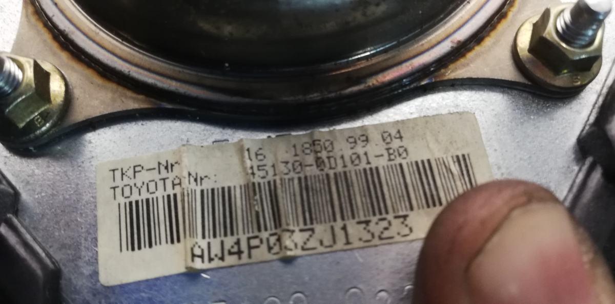 AIRBAG VOLANTE TOYOTA YARIS 2004 1.0 BZ 451300D101B0<br /><br /><br />