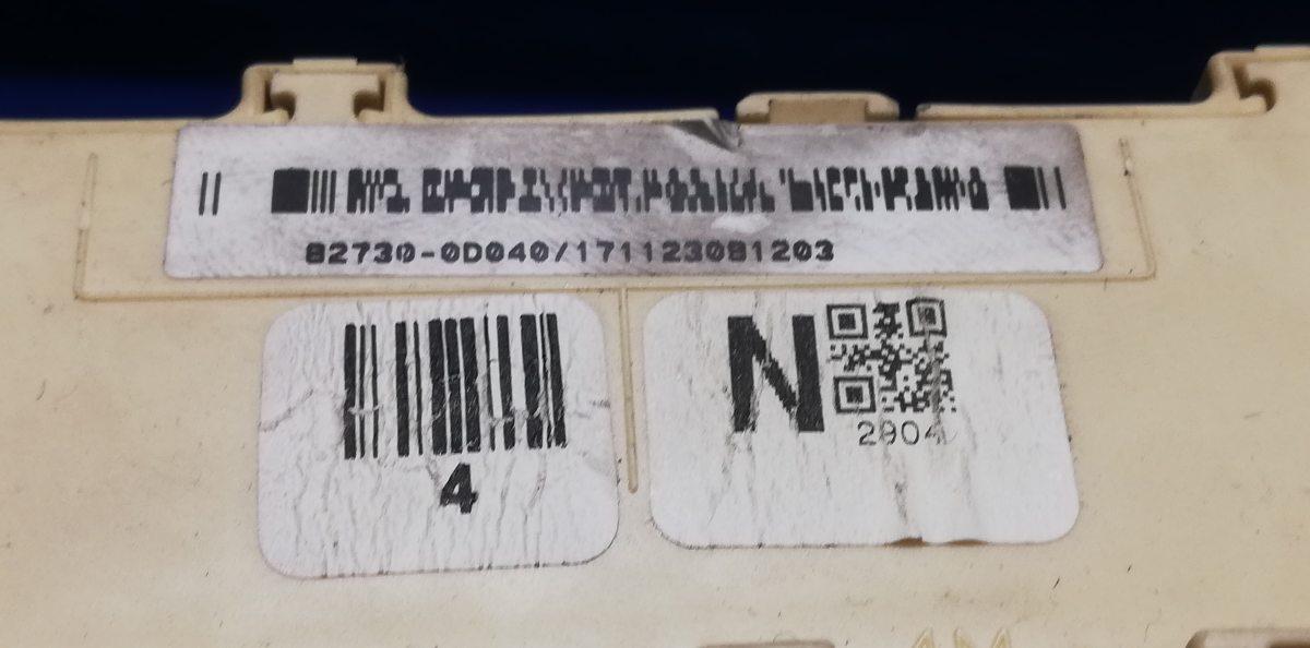 PORTAFUSIBILI TOYOTA YARIS 2004 1.0 BZ 827300D040<br /><br /><br />