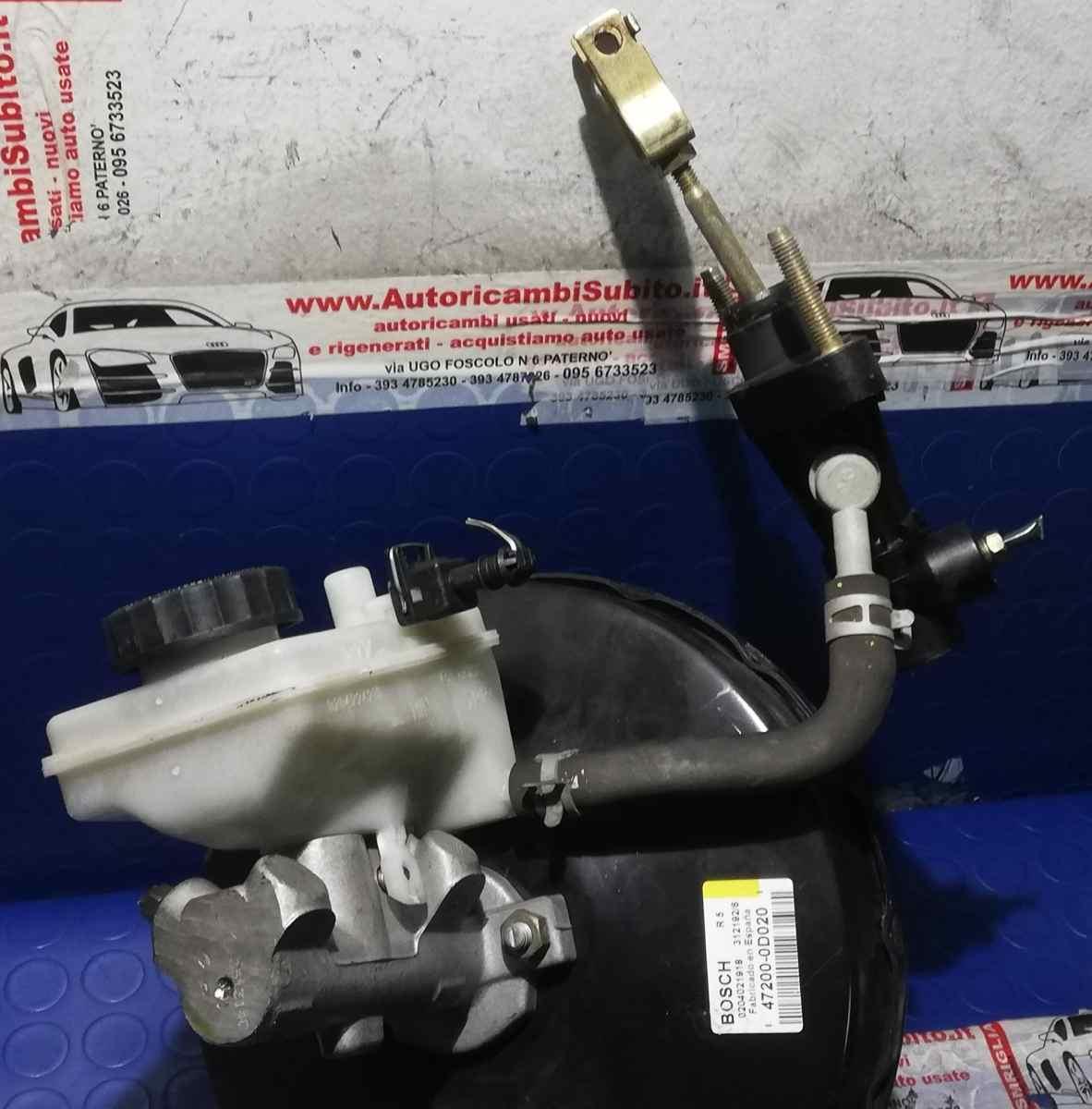 POMPA SERVOFRENO TOYOTA YARIS 2004 1.0 BZ 472000D020<br /><br /><br />