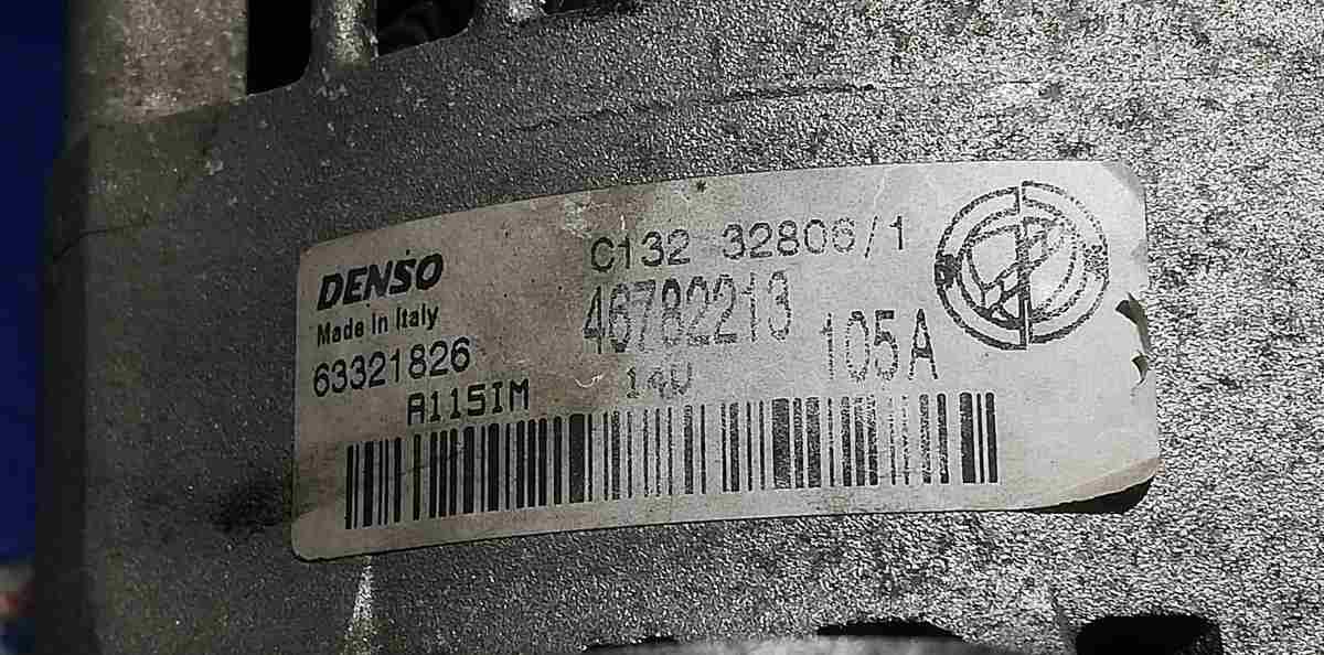 ALTERNATORE ALFA ROMEO GT 1.9 JTD 46782213<br /><br /><br />