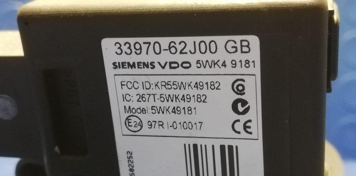 ANTENNINO CHIAVE SUZUKI SWIFT 1.3 D 2006 3397062J00GB<br /><br /><br />