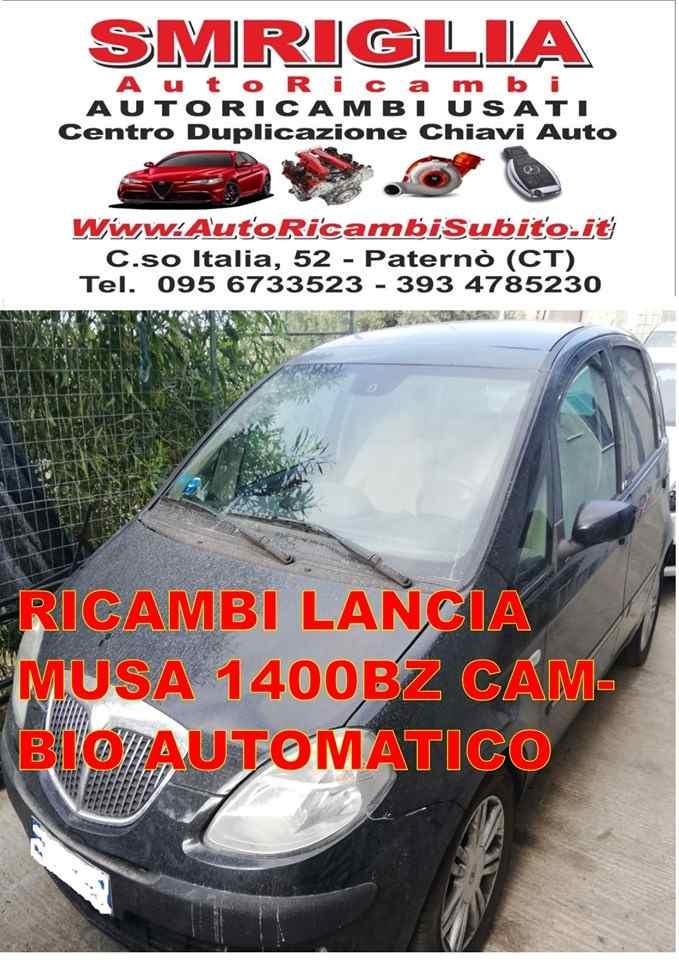 Lancia musa 1400 95cv t.motore 843a1000 disp ricambi
