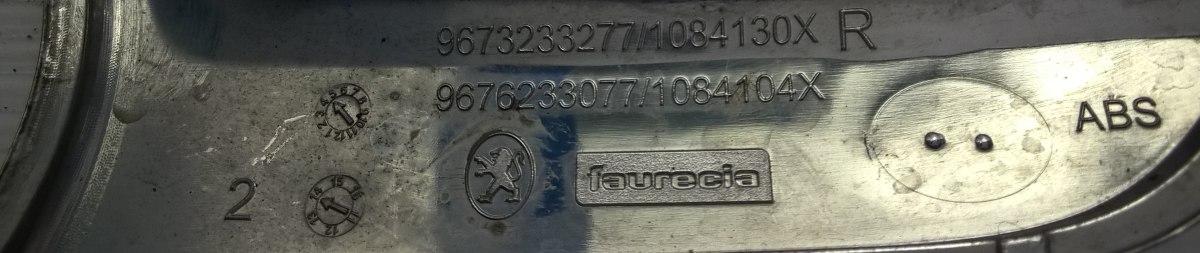 cornice faretto antinebbia anteriore dx peugeot 208 1608111480