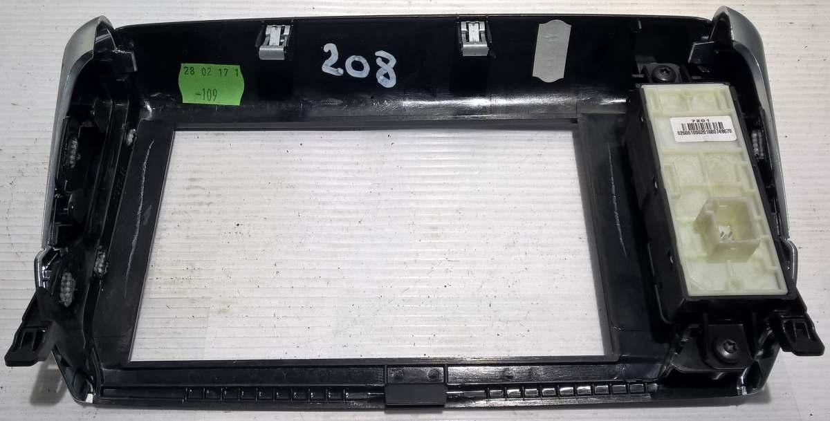 mascherina display autoradio peugeot 208 9812862880