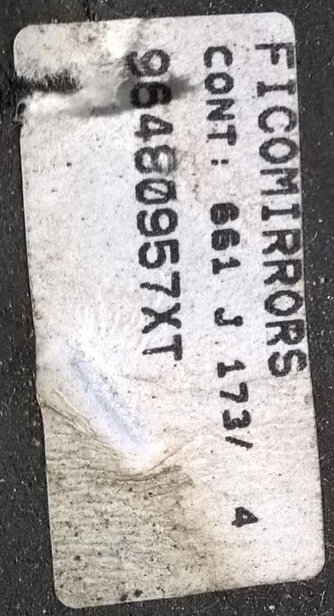 specchieto esterno dx elettrico peugeot 206 96480957xt