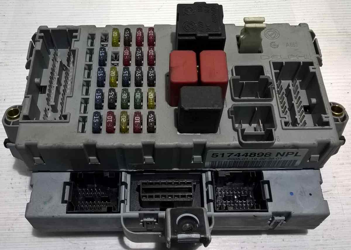 body computer fiat punto 2 serie 51744898npl