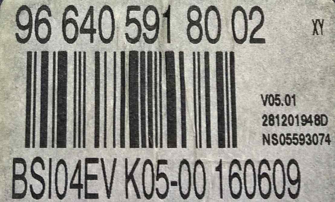 body computer peugeot 308 966405918002